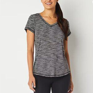 Xersion Womens Performance V Neck Short Sleeve T-Shirt